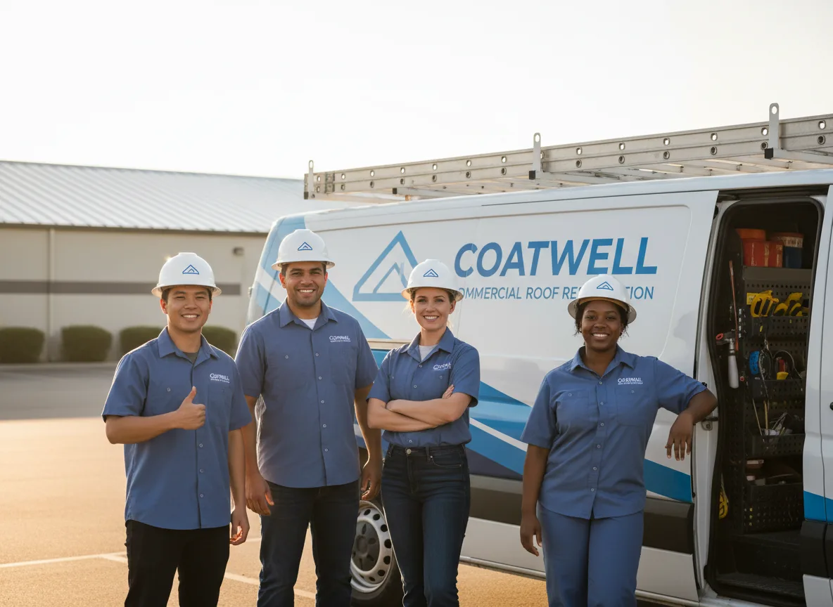 Commercial roof coating company in Natalia, TX